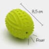 Jouet-chien-chiot-balle-bruit-sonore-mastication-1 Jouet balle sonore en caoutchouc pour la mastication du chien et du chiot