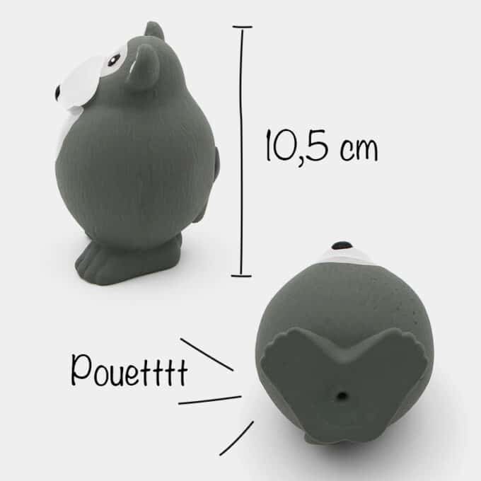 Jouet balle sonore en caoutchouc pour la mastication du chien et du chiot