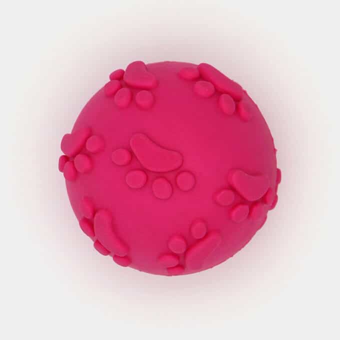 Jouet balle sonore en caoutchouc pour la mastication du chien et du chiot