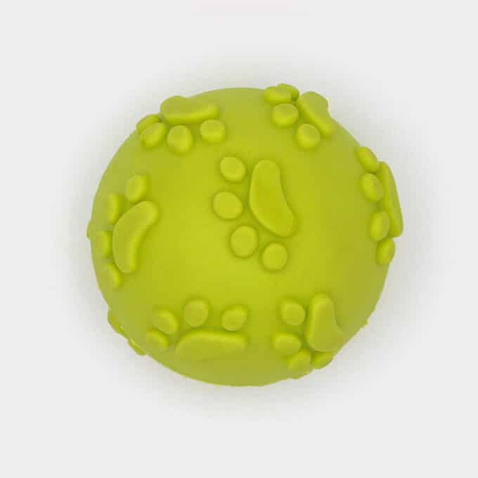 Jouet balle sonore en caoutchouc pour la mastication du chien et du chiot