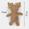 Jouet-peluche-chien-chiot-bruit-sonore-4 Jouet peluche cerf sonore en toile de jute pour le chien et le chiot