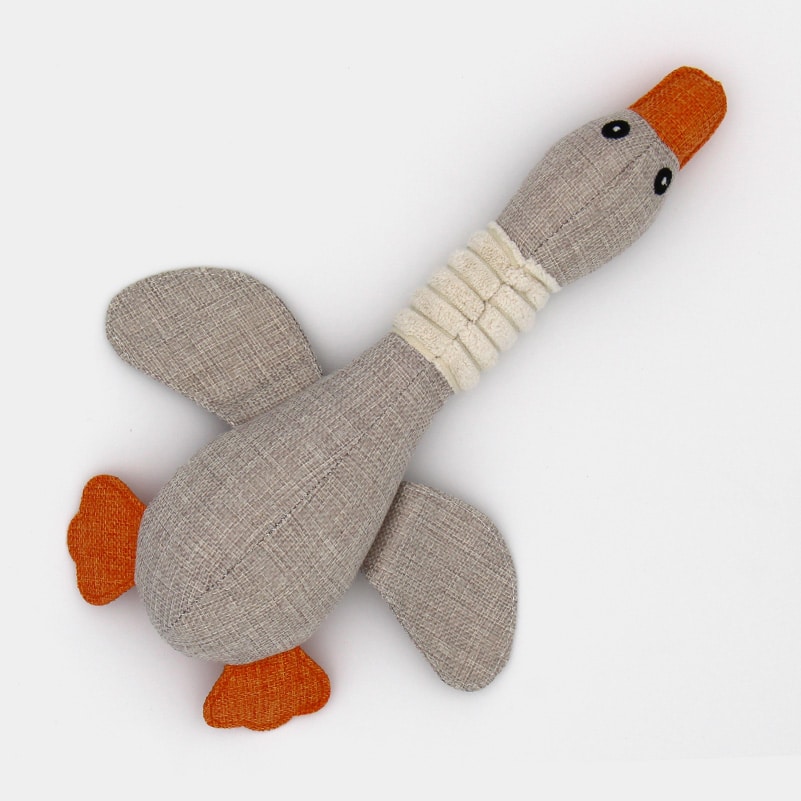 Canard Anti-stress Pour Chien - Jouet En Caoutchouc Souple Pour Chiots Et Petits Chiens