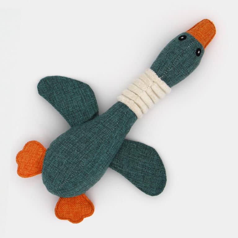 Jouet Canard Anti-stress Pour Chien - Peluche Couineuse - Indestructible - Toutes Tailles De Chien