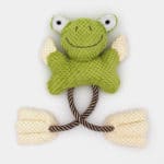 Jouet peluche grenouille doux sonore pour le chien et le chiot