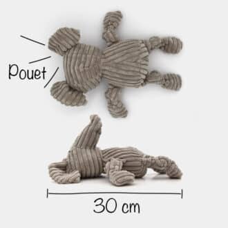 Jouet peluche éléphant doux sonore pour le chien et le chiot