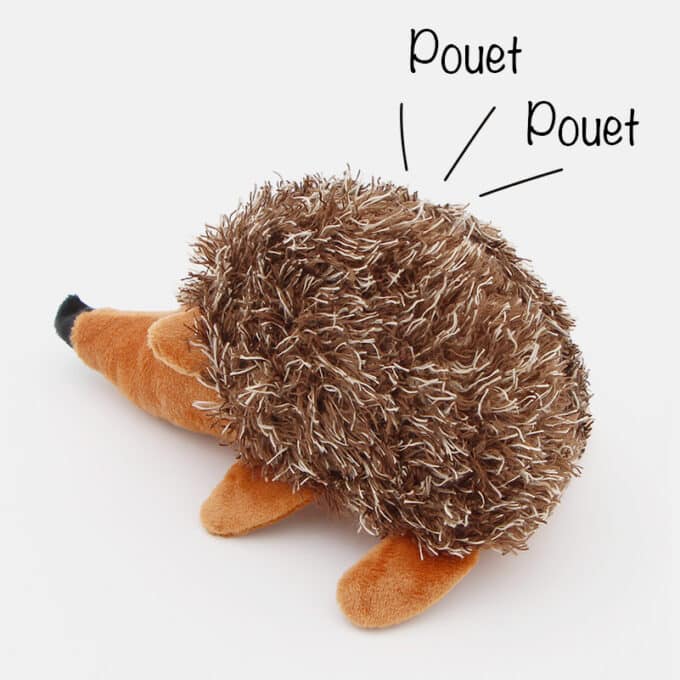 Peluche-jouet-herisson-bruit-sonore-chien-chiot-1 Jouet peluche hérisson sonore pour le chien et le chiot