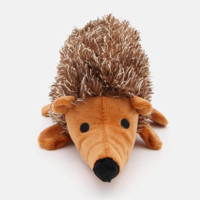 Peluche-jouet-herisson-bruit-sonore-chien-chiot-2 Jouet peluche hérisson sonore pour le chien et le chiot