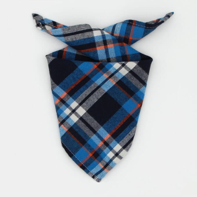 bandana pour chien foulard à carreaux tartan