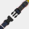 collier en jean et nylon avec clip pour chien et chiot