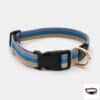 collier-coton-sport-original-moderne-chien-chiot-5 collier en coton moderne avec clip argenté pour chien et chiot