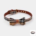 collier noeud papillon écossais à carreaux tartan pour le chien, le chiot ou le chat