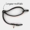 collier-sport-chien-chiot-nylon-reflechissant-clip-passant collier sport réfléchissant en nylon avec clip pour chien et chiot