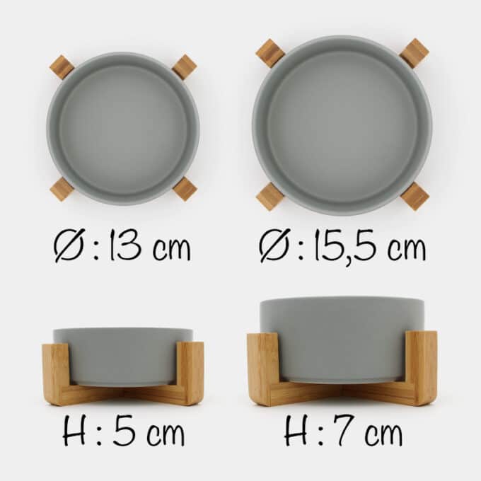 Gamelle en céramique pour chien et chat refroidissante