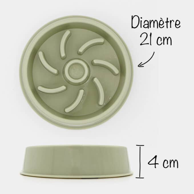 gamelle-ecuelle-antiglouton-croquettes-manger-lentement-chien-chiot-15 Gamelle anti-glouton pour chat et chien avec compartiments