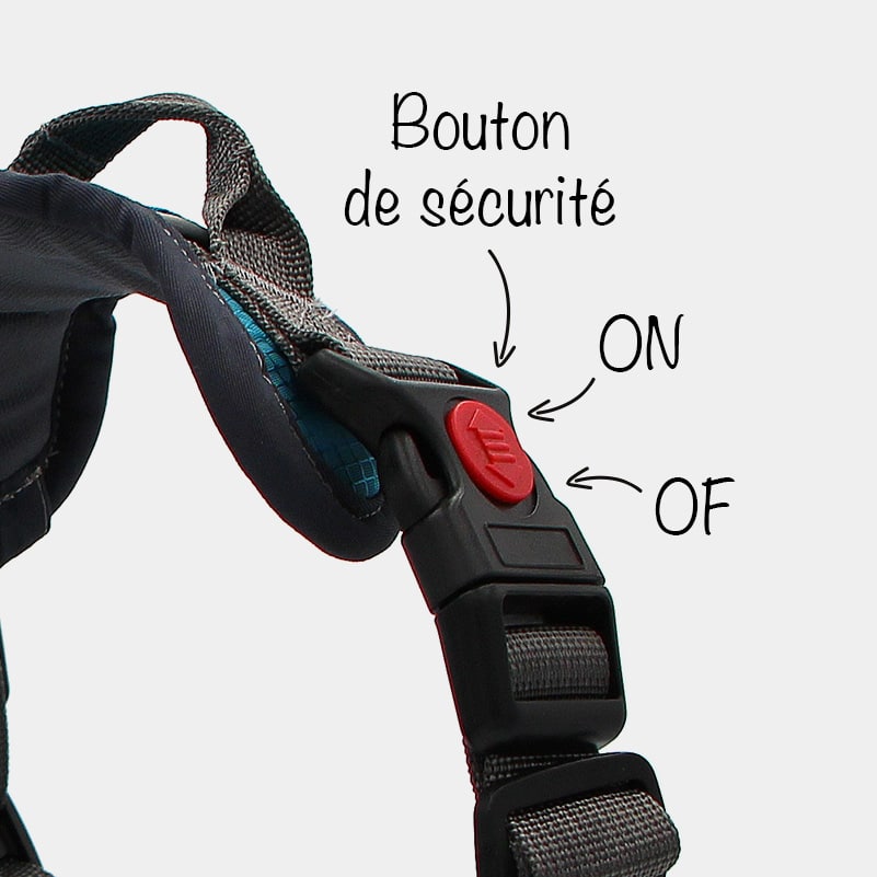 Collier anti traction Aiden pour chien. Sellerie en NYLON : laisses,  muselières, longes, harnais