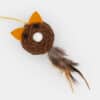 jouet-canne-peche-bois-plume-balle-chat-chaton-3 Jouet canne à pêche en bois avec plumes et balle pour le chat ou le chaton