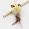 jouet-canne-peche-bois-plume-balle-chat-chaton-4 Jouet canne à pêche en bois avec plumes et balle pour le chat ou le chaton