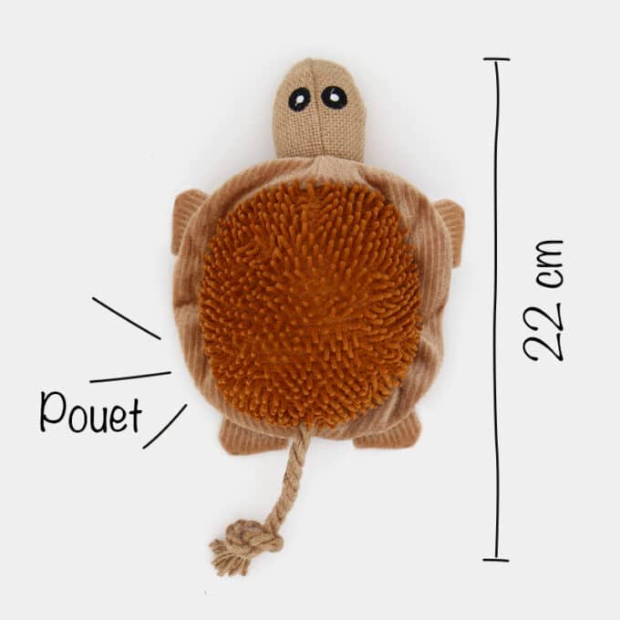 jouet-chien-chiot-peluche-bruit-sonore-tortue-3 Jouet peluche tortue sonore pour le chien et le chiot