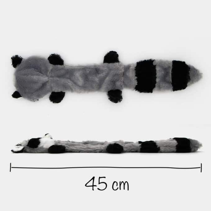 jouet-chien-chiot-peluche-bruit-sonore4 Jouet peluche lémurien sonore plat pour le chien et le chiot