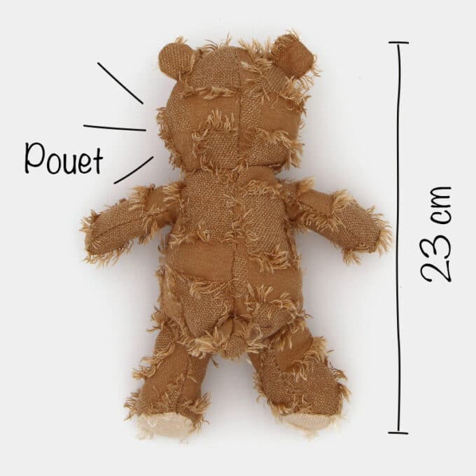jouet-chien-chiot-peluche-sonore-bruit-ours-4 Jouet peluche ours sonore pour le chien et le chiot