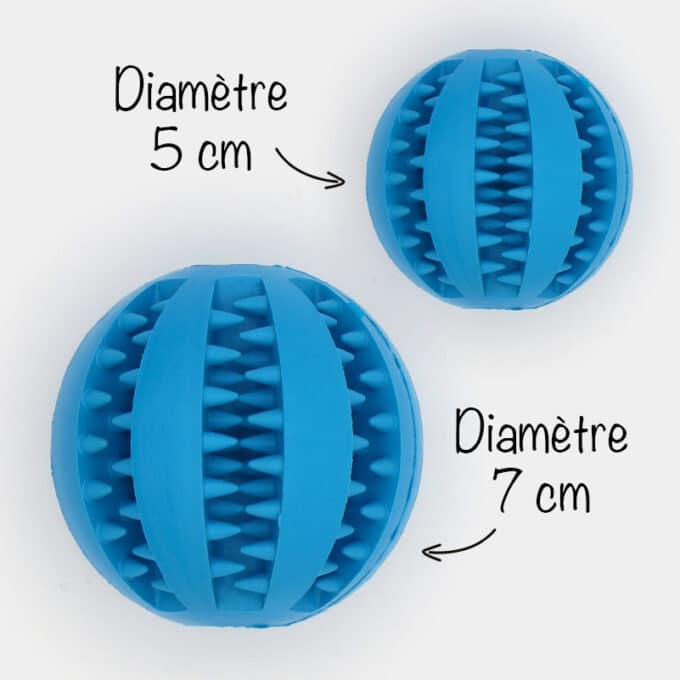 jouet alimentaire balle à friandises pour chien et chiot