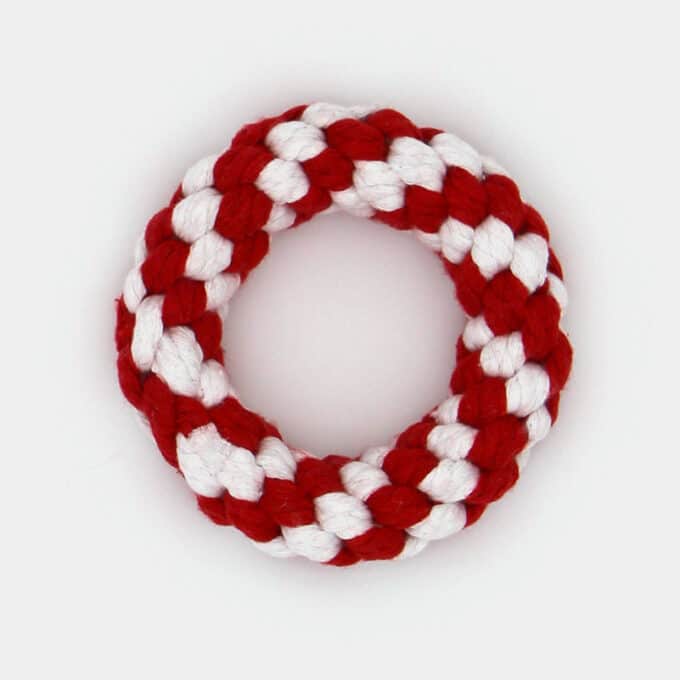 jouet-jeu-chien-chiot-corde-mordre-mastication-1 Jouet en corde pour chien avec nœuds à mâcher