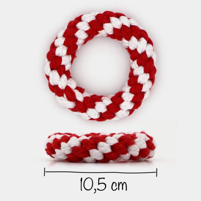 jouet-jeu-chien-chiot-corde-mordre-mastication-3 Jouet en corde pour chien avec nœuds à mâcher