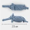 jouet-jeu-chien-chiot-peluche-corde-mastication-4 Jouet en corde pour chien à mâcher en forme d'éléphant
