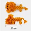 Jouet en corde pour chien à mâcher en forme de lion