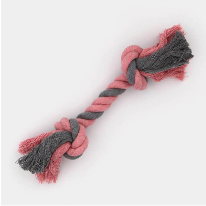 Jouet en corde pour chien avec nœuds à mâcher
