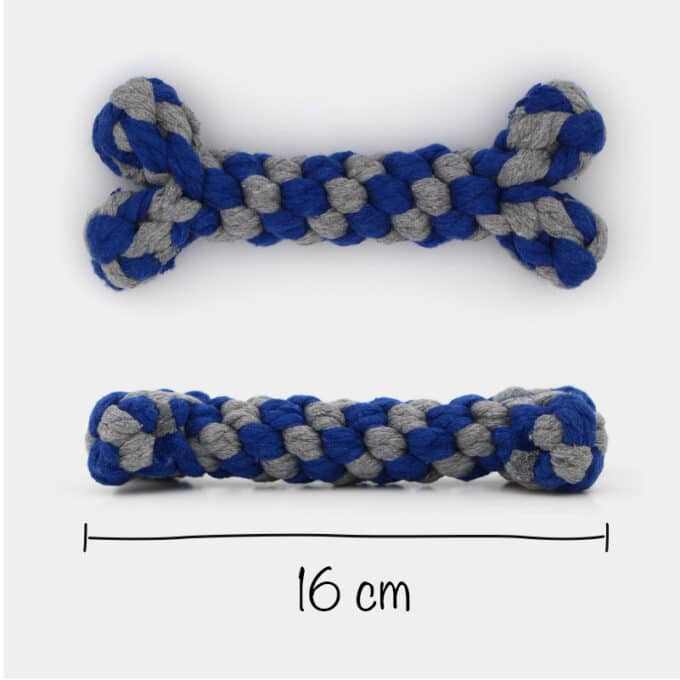jouet-jeu-os-corde-mastication-mordre-chien-chiot-2 Jouet en corde pour chien avec nœuds à mâcher