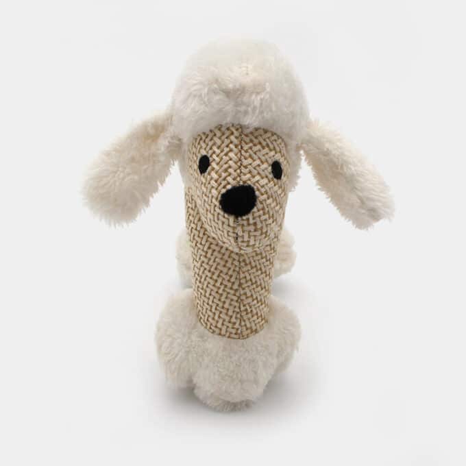 Jouet peluche mouton sonore rigide pour le chien et le chiot