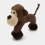 Jouet peluche singe sonore rigide pour le chien et le chiot