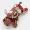 jouet-peluche-chien-chiot-sonore-bruit-cochon-3 Jouet peluche cochon sonore en lin motif tartan pour le chien et le chiot