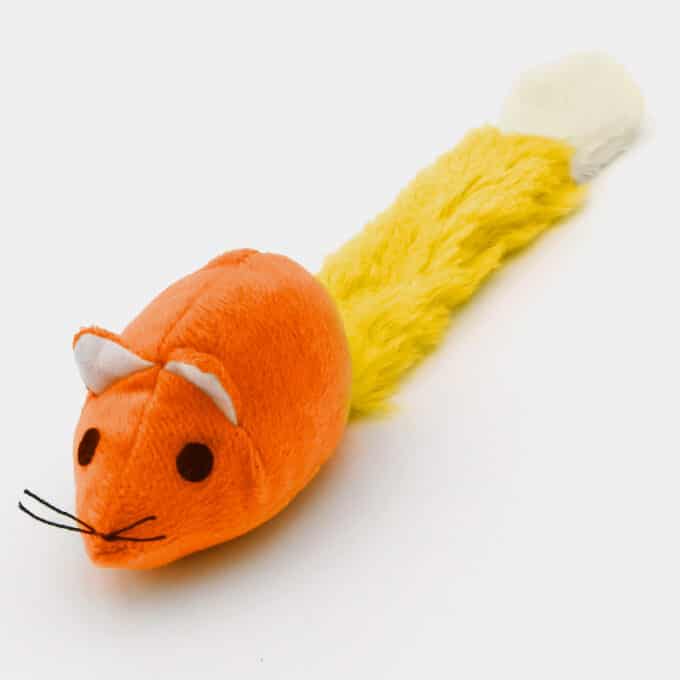 jouet peluche souris de couleur pour le chat ou le chaton
