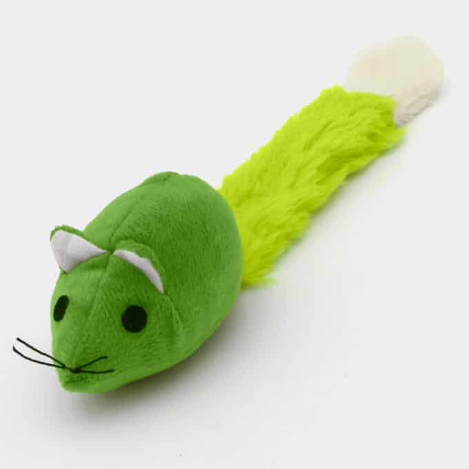 jouet peluche souris de couleur pour le chat ou le chaton
