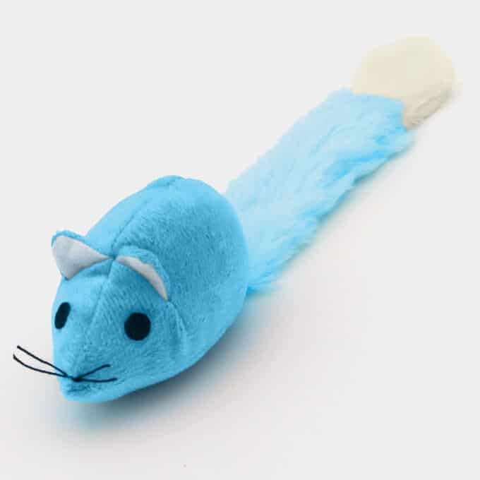jouet peluche souris de couleur pour le chat ou le chaton