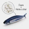 jouet-peluche-poisson-herbe-chat-chaton-catnip-cataire-11 Coussin herbe à chat effet