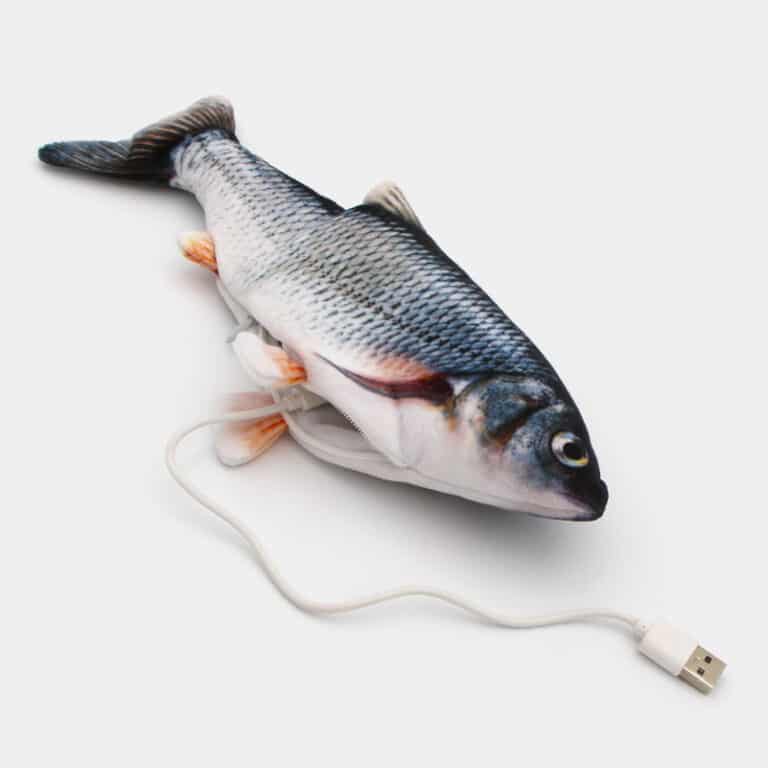 Jouet chat peluche poisson interactif qui bouge Jouet chat peluche poisson interactif qui bouge