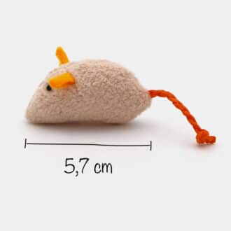 jouet peluche souris de couleur pour le chat ou le chaton