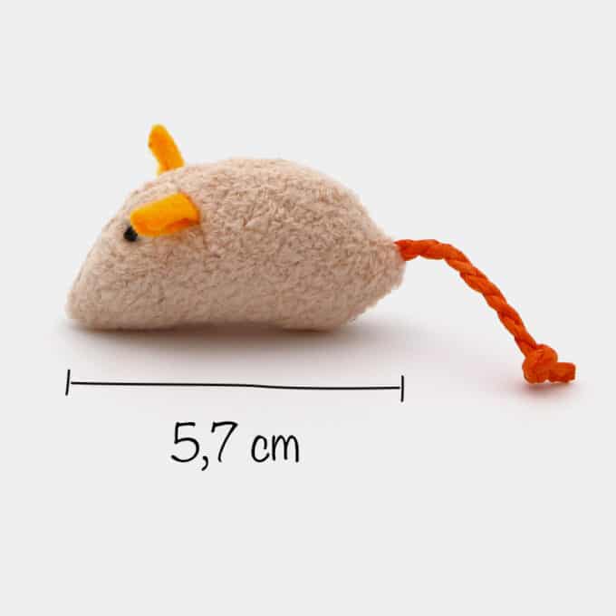 jouet peluche souris de couleur pour le chat ou le chaton