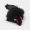 jouet peluche souris noire pour le chat ou le chaton