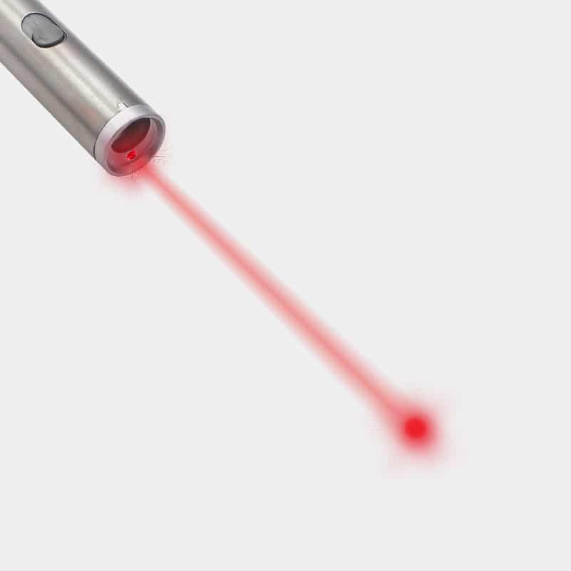 22 à 50 cal Red Bore Sighter Jouet pour chat Pointeur LED Calibrateur d/'alignement rouge Visificateur laser infrarouge avec interrupteur