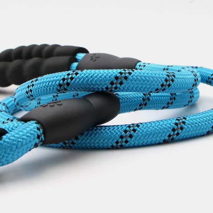 laisse-chien-corde-escalade-ronde-reflechissant-6 laisse chien en corde d'escalade ronde et réfléchissante