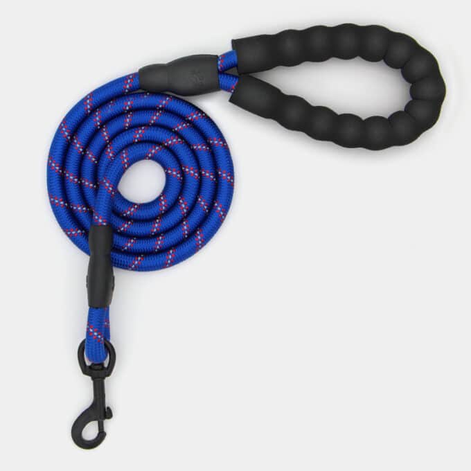 laisse-chien-corde-escalade-ronde-reflechissant-8 laisse chien en corde d'escalade ronde et réfléchissante