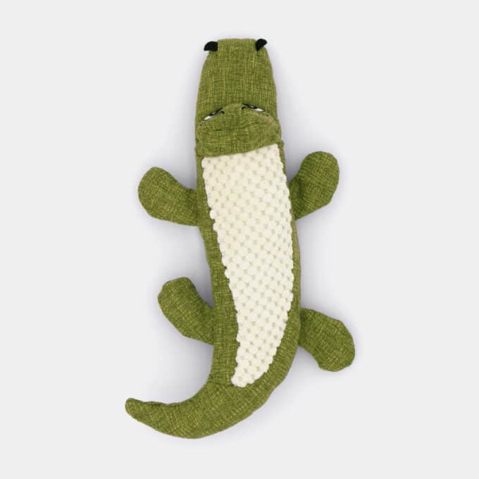 peluche-jouet-chiot-chien-bruit-sonore-8 Jouet peluche crocodile sonore en lin pour le chien et le chiot