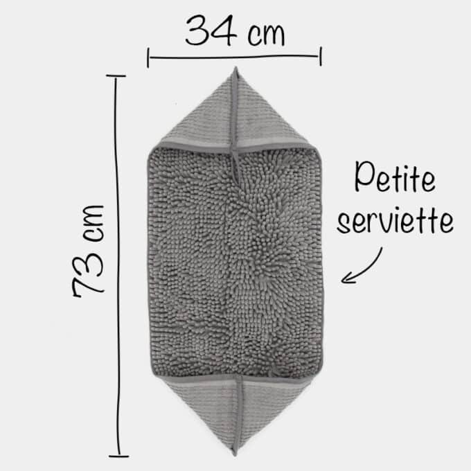 serviette-microfibre-bain-absorbante-chien-chiot-8 serviette microfibre super absorbante pour le bain et le séchage du chien ou du chiot