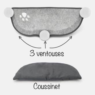 hamac de fenêtre pour chat d'appartement