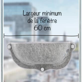 hamac de fenêtre pour chat d'appartement