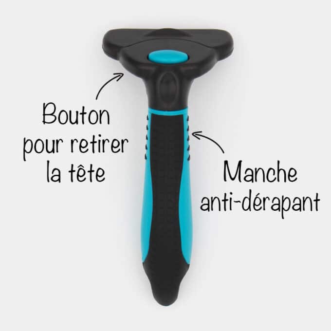 brosse-carde-anti-mue-toilettage-chat-petit-chien-trixie-3 Brosse carde anti-mue de toilettage pour chat et petit chien